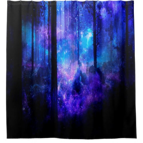 Mystic Night Dreams Shower Curtain