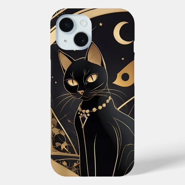 Mystic Night Guardian iPhone 15 case (Back)