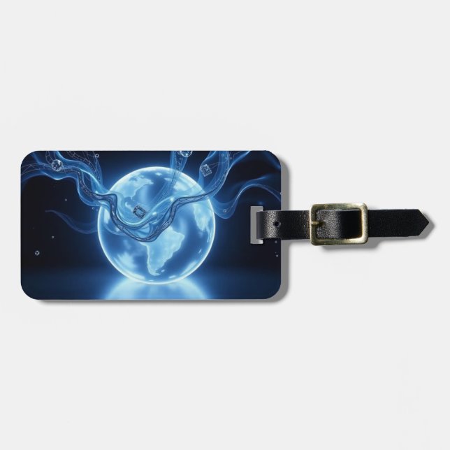 Mystic Orb Luggage Tag (Front Horizontal)