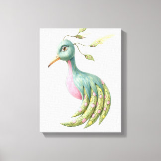 Mystic Peacock Canvas Print
