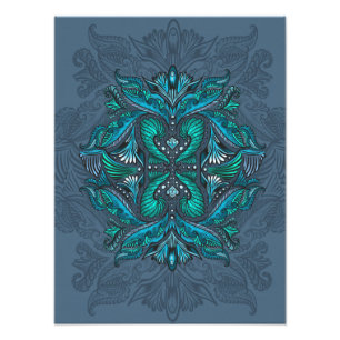 Mystic Peacock Feathers Photo Print