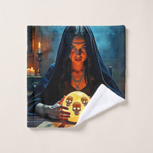 Mystic Psychic Fortune Teller Design Bath Towel Set