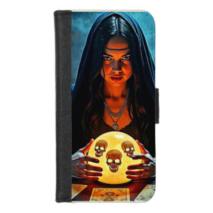 Mystic Psychic Fortune Teller Design iPhone 8/7 Wallet Case