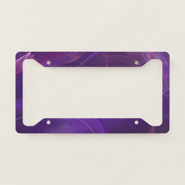 Mystic Purple License Plate Frame (Front)