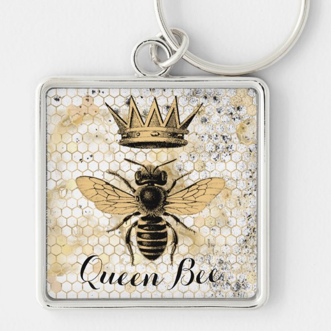 Mystic Queen Bee Keychain (Front)