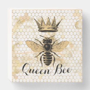 Mystic Queen Bee Wooden Box Sign