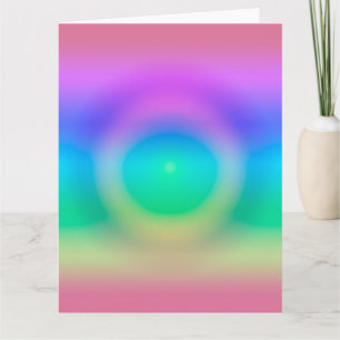 Mystic Rainbow Eye Ombre Card