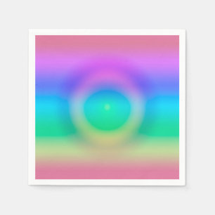 Mystic Rainbow Eye Ombre  Napkins
