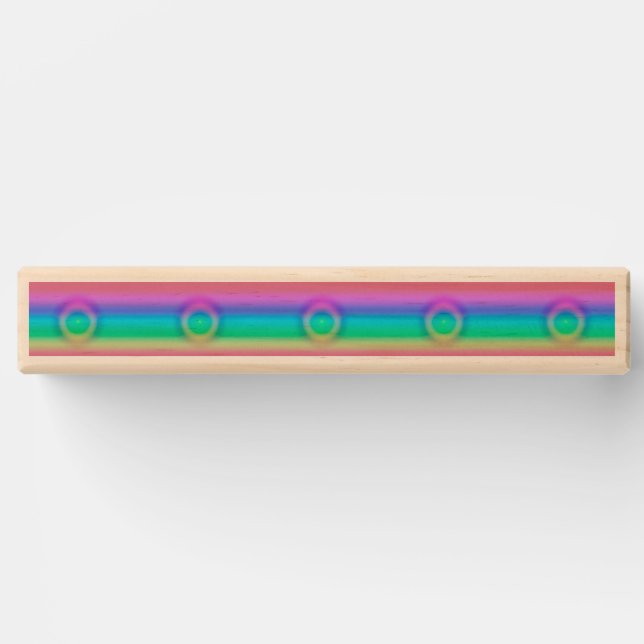Mystic Rainbow Eye Ombre  Topple Tower (Front)