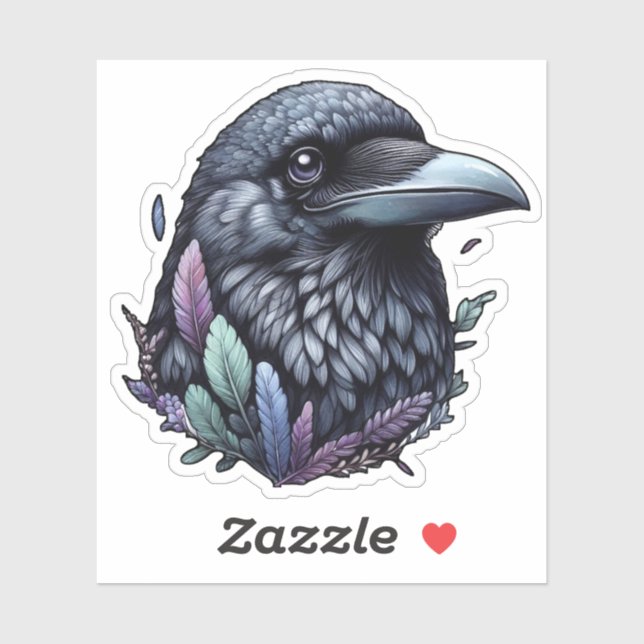 Mystic Raven Sticker (Sheet)