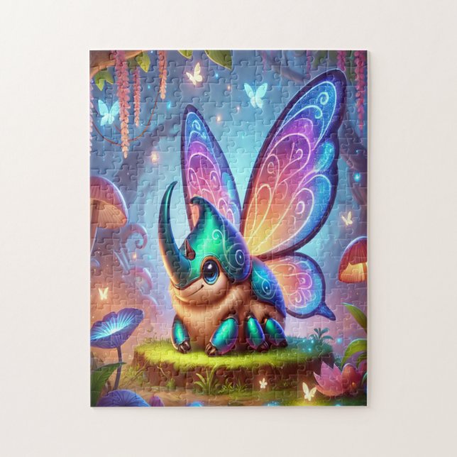 Mystic Realm Beetle – Fantasy Jigsaw Puzzle (Vertical)