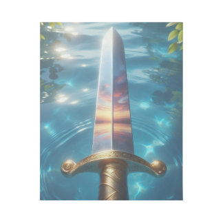 Mystic Reflection of the Fantasy Sword Art Print