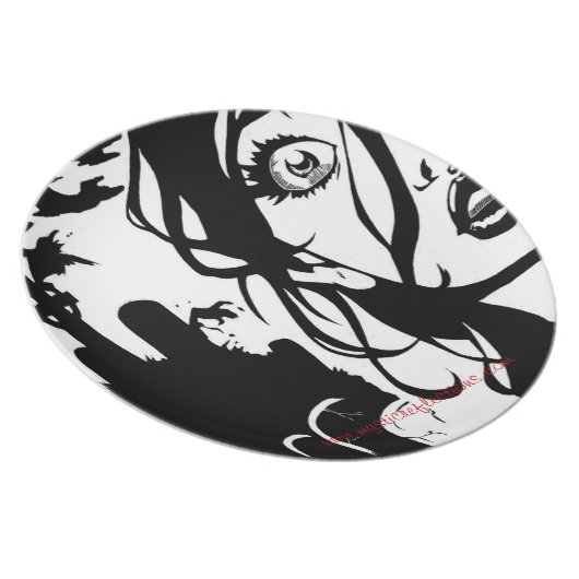 Mystic Reflections "They're Coming" CollectorPlate Plate (Right Side)