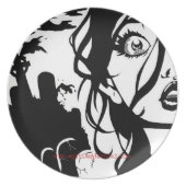 Mystic Reflections "They're Coming" CollectorPlate Plate (Front)