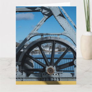 Mystic River Bascule Bridge – Historic Mystic Conn Card