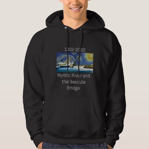 Mystic River Bascule Bridge Hoodie
