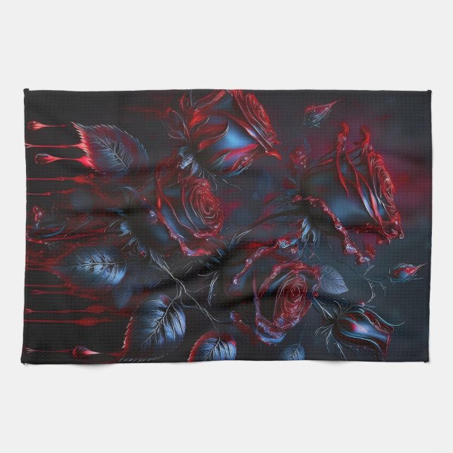 Mystic Rose Tea Towel (Horizontal)