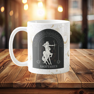 Mystic Sagittarius Zodiac Stars Horoscope Coffee Mug