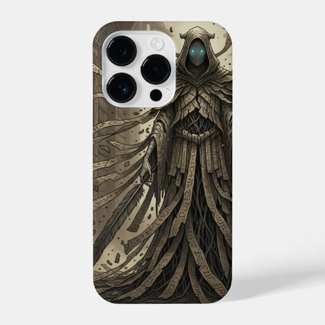 Mystic Seer of Whispering Runes iPhone Case (Back)