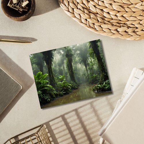 Mystic Serenity The Enchanted Rainforest Postcard