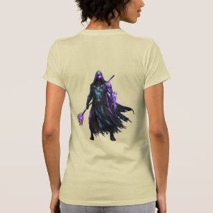 Mystic Shadow Weaver Tee Cyber-Mage Art