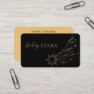 Mystic Shooting Star Astrology Yoga Business Card