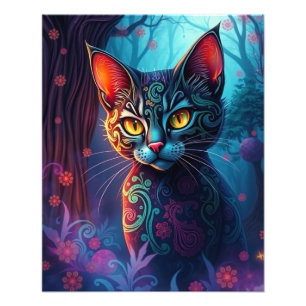 Mystic Siamese Cat Photo Print