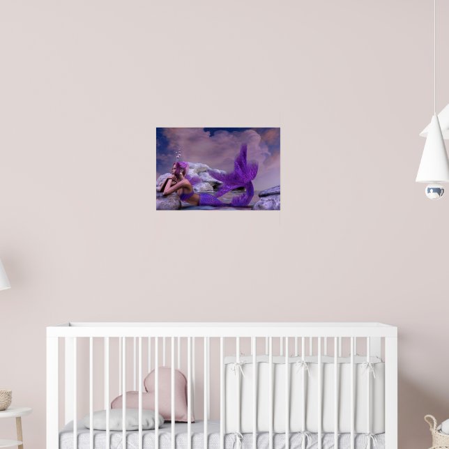 Mystic Siren Fantasy Mermaid Artwork Poster Zazzle