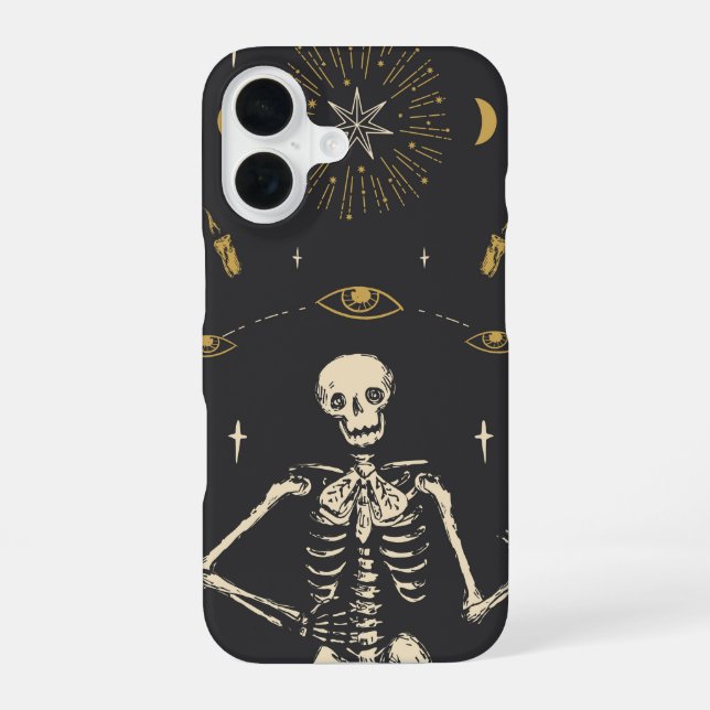 Mystic Skeleton Iphone Case (Back)