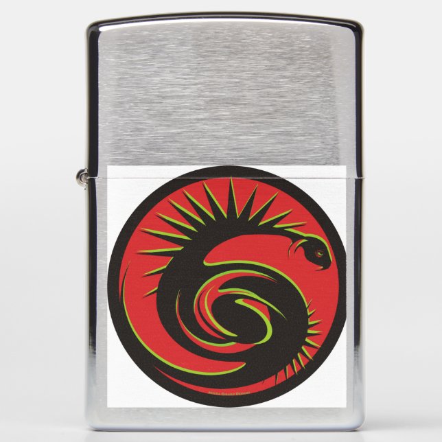 Mystic Snake Zippo Lighter (Front)