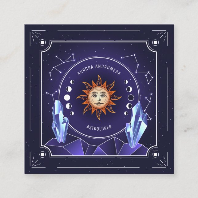 Mystic Sun Business Card (Front)