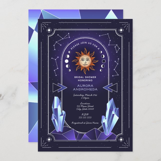 Mystic Sun Event Invitation (Front/Back)