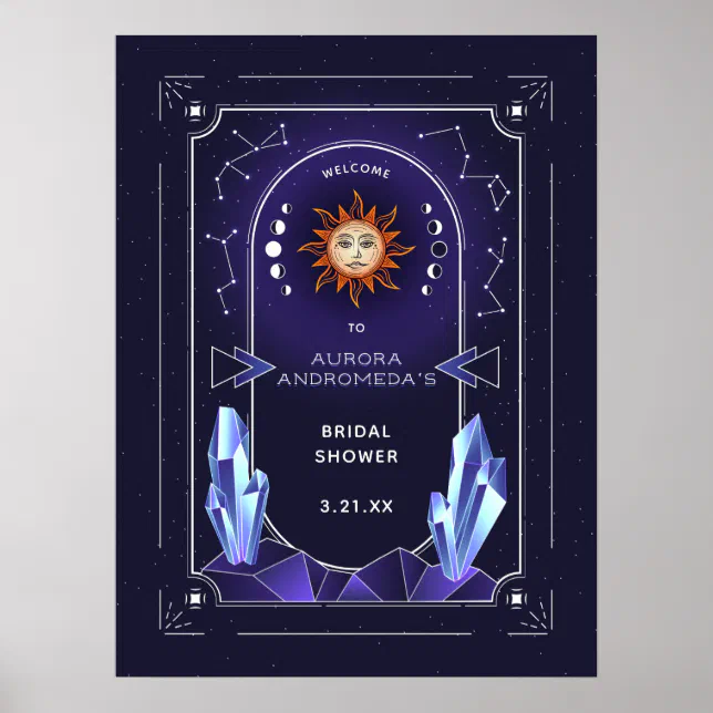 Mystic Sun Event Sign | Zazzle