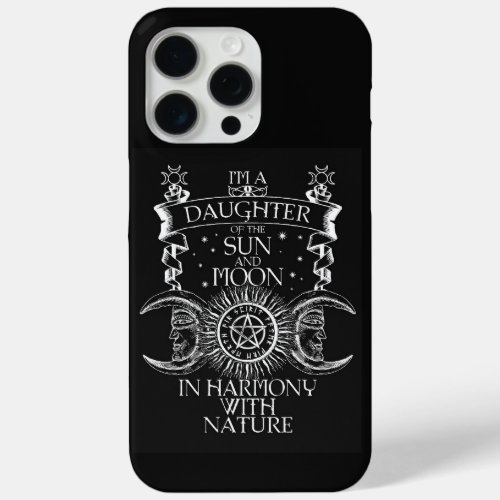 Mystic Sun  Moon iPhone 15 Pro Max Case