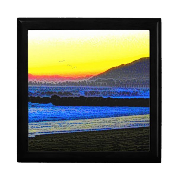 Mystic Sunset Jewelry Box