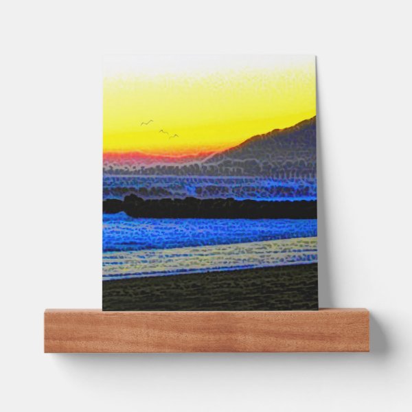 Mystic Sunset Picture Ledge