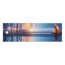 Mystic Sunset Sword Wall Art