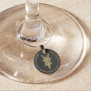 Mystic Tarot  Bachelorette Party Wine Charm