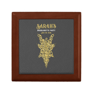 Mystic Tarot Wooden Jewelry Keepsake Box