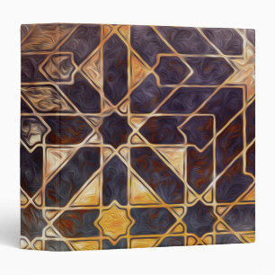 Mystic Tiles I 3 Ring Binder