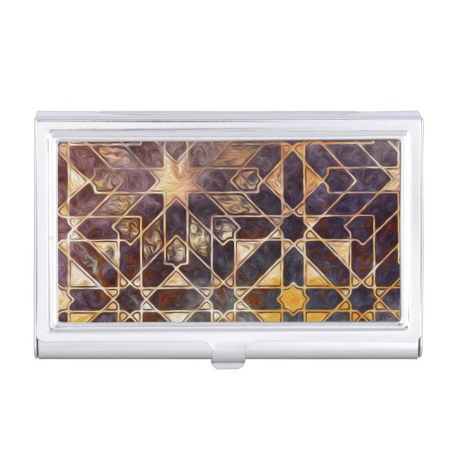 Mystic Tiles I Business Card Case (Front)