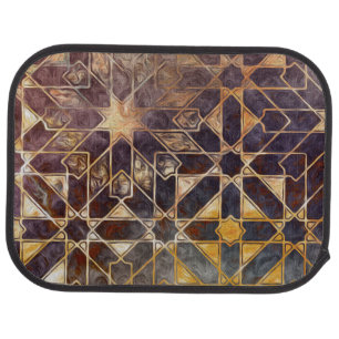 Mystic Tiles I Car Floor Mat