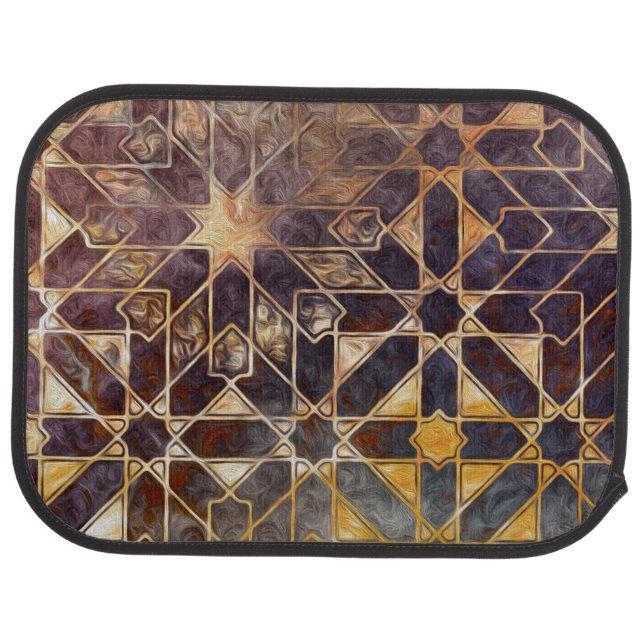 Mystic Tiles I Car Floor Mat (Rear)