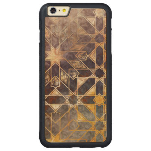 Mystic Tiles I Carved Maple iPhone 6 Plus Bumper Case