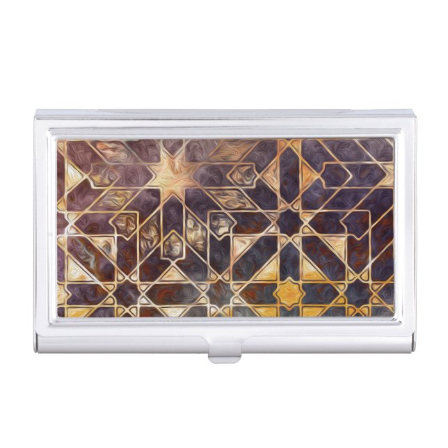 Mystic Tiles I Case For Business Cards (Front)