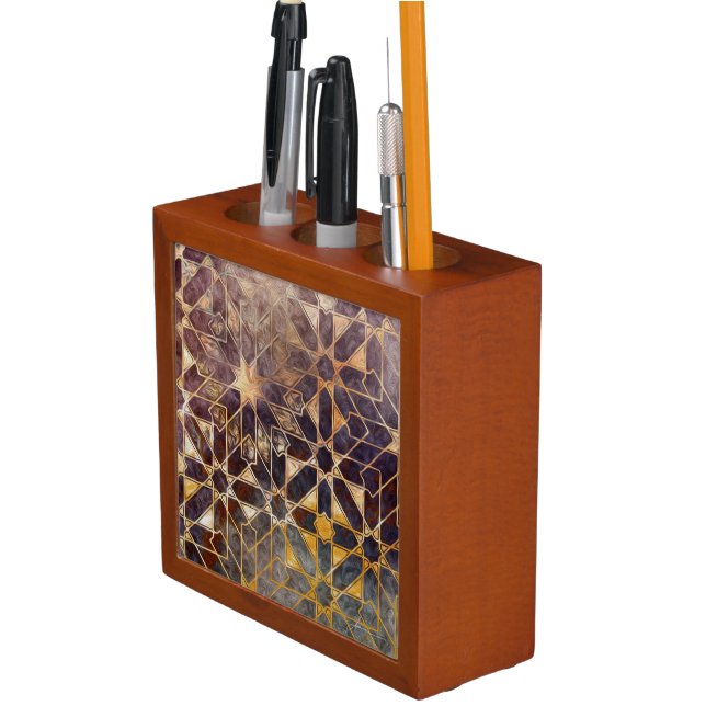 Mystic Tiles I Desk Organizer (In Situ)