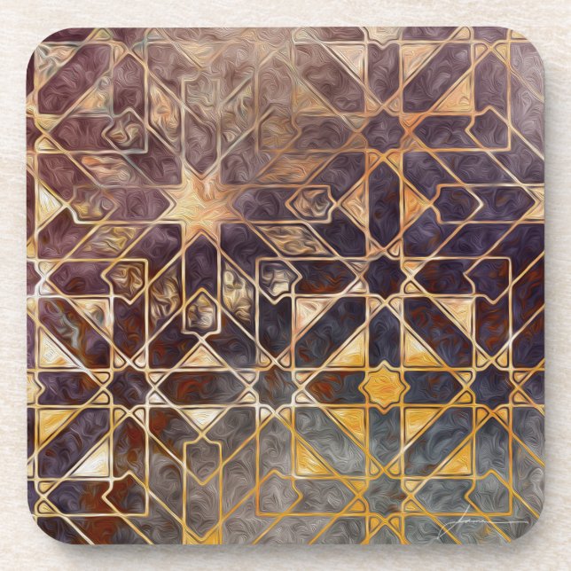 Mystic Tiles I Drink Coaster (Front)