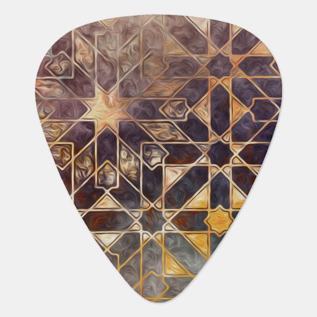 Mystic Tiles I Guitar Pick (Front)