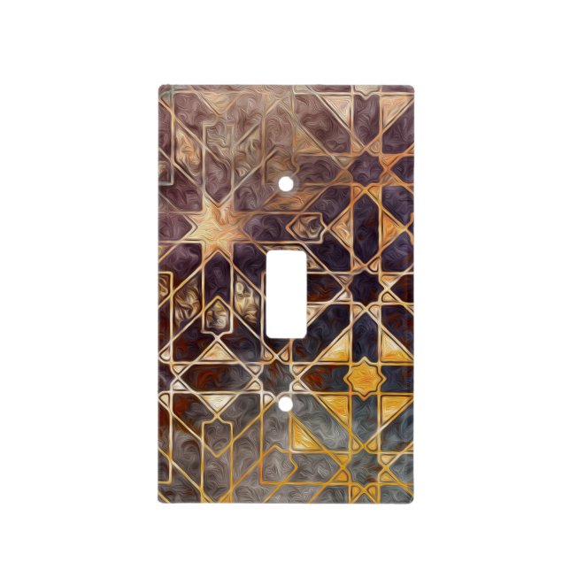 Mystic Tiles I Light Switch Cover (Front)