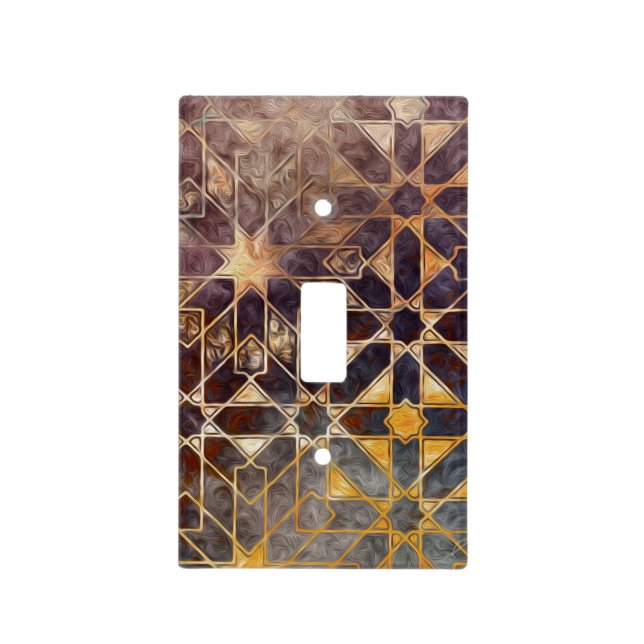 Mystic Tiles I Light Switch Cover (Front)